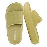 CUSHIONAIRE Feather EVA Slides for Women