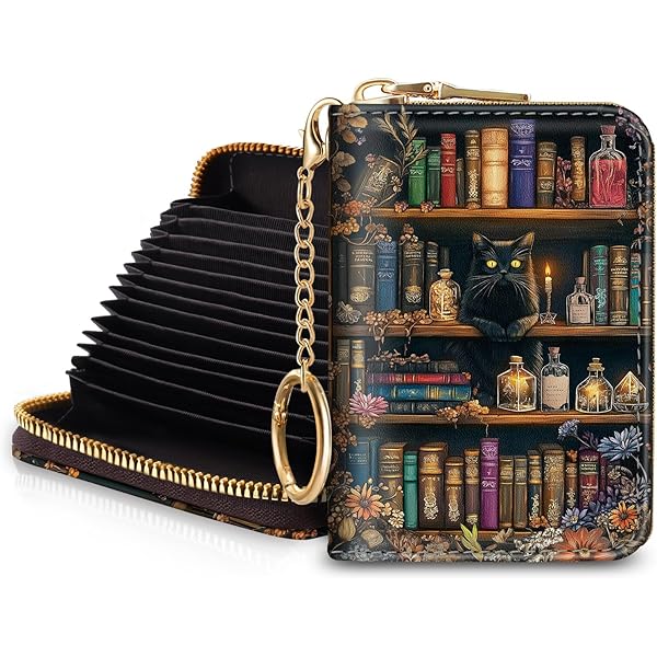 Sherlock Holmes Red and Gold Book-Style Wallet with ID