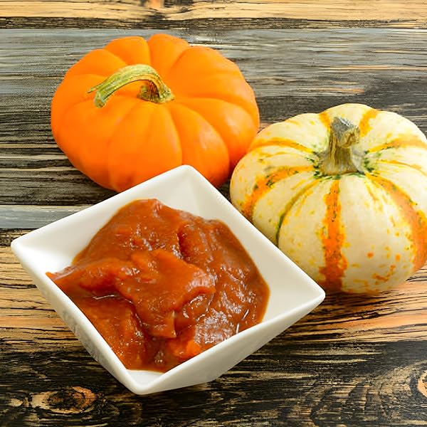 FARMERS MARKET PRESERVES, DELICIOUS FALL HARVEST GIFT, GOURMET HOLIDAY, BREAKFAST, BRUNCH, HANDCRAFTED, 100% NATURAL INGREDIENTS, GLASS MASON JAR, (PUMPKIN BUTTER)