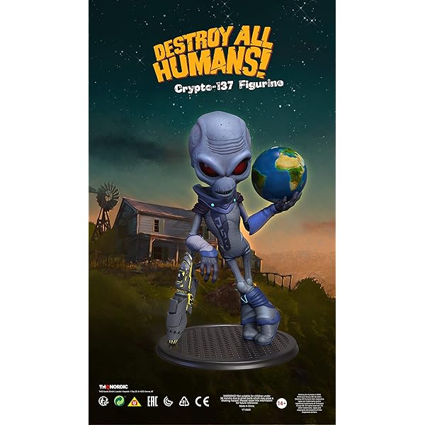 Amazon.com: Destroy All Humans! Crypto'n'Cow Figurine : Video Games