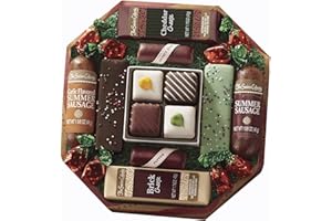 The Swiss Colony Festive Favorites - Assorted Summer Sausages, Cheese Bars, Chocolate and Mint-Flavored Tortes, Petits Fours and More
