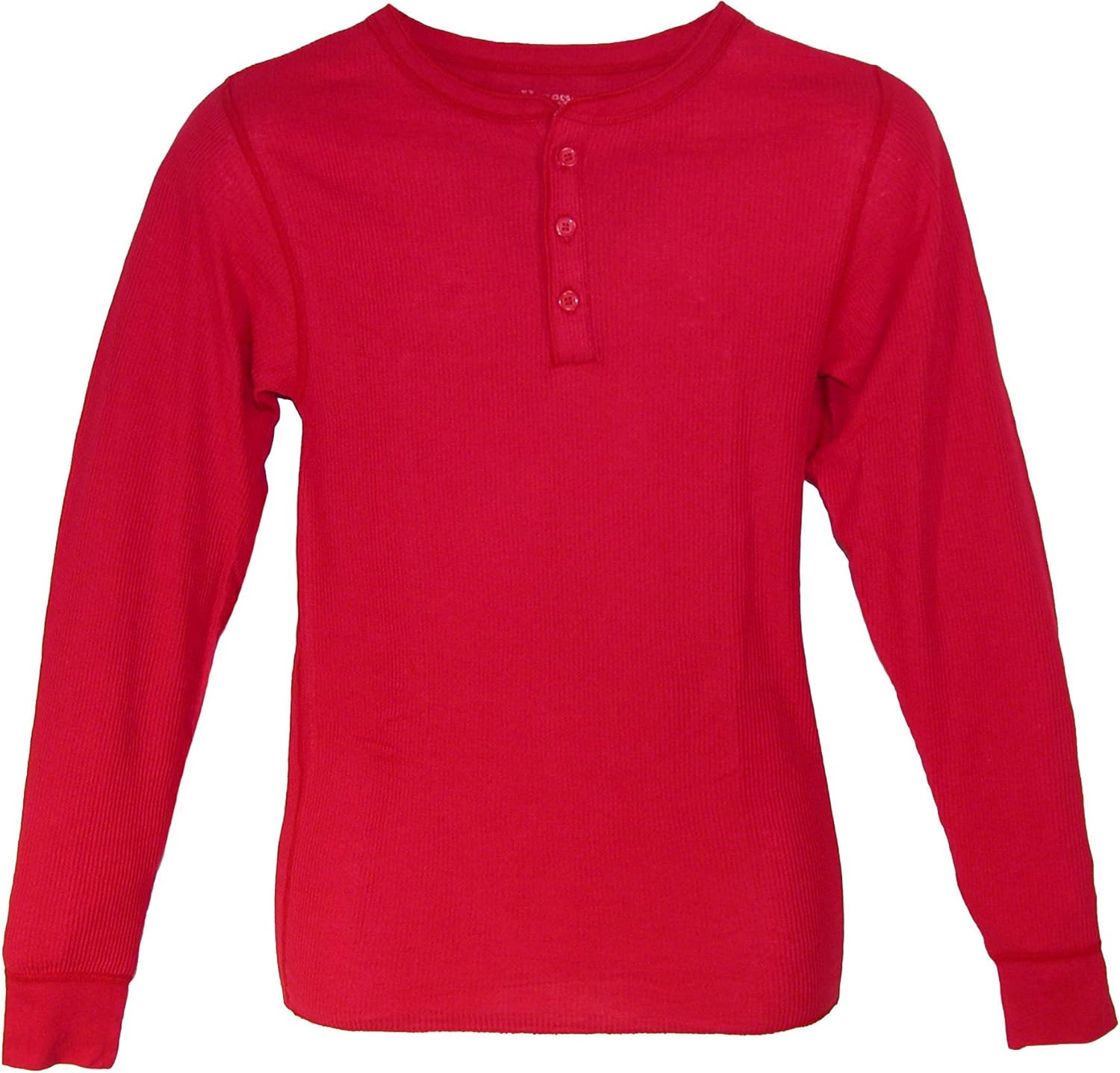 Hanes Men's Thermal 3 Button Henley Insulated Shirt, XL