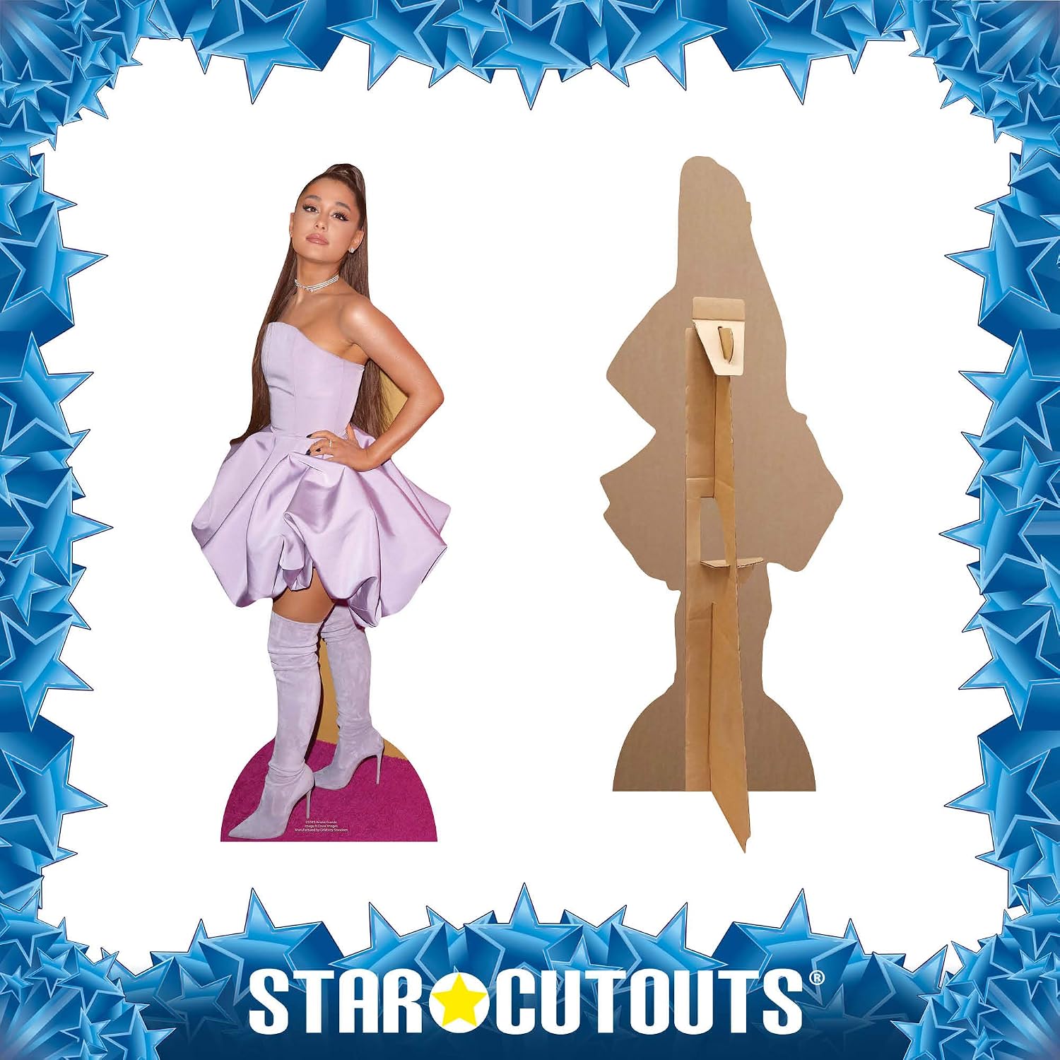 Star Cutouts Ariana Grande Mini Cardboard Cutout - Pop Superstar Party Decoration, Fan Gift & Birthday Table Display - Image 4