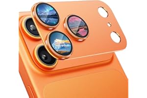 Camera Lens Protector for iPhone 17 Pro Max, 9H Tempered Glass Rear Camera Screen Cover, Military Grade Shatterproof Anti-scr