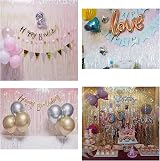Valentines Decorations Iridescent Foil Fringe Curtains 2 Pcs 1x2m view 5