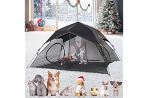 ITENT Outdoor Cat Play Tent for Indoors and Outdoors (X- Large Portable Pet House, Outdoor Cat Enclosure for Cats, Rabbits and Small Animals Easy to Connect with Run Tunnels, Cubes (Patented)
