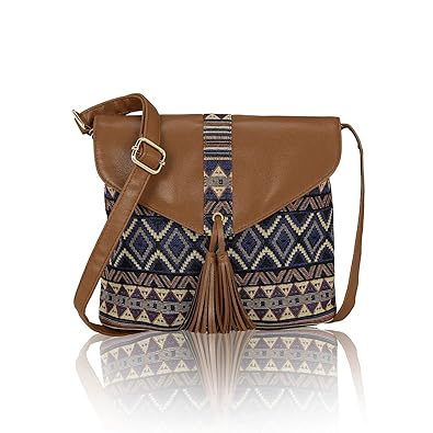 Kleio Jacquard Stylish Sling bag for Women/Girls