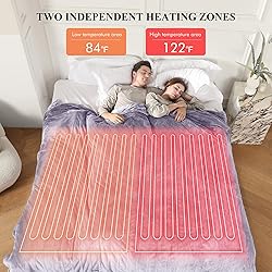 Electric Blanket Heated Blanket Queen Size, Super