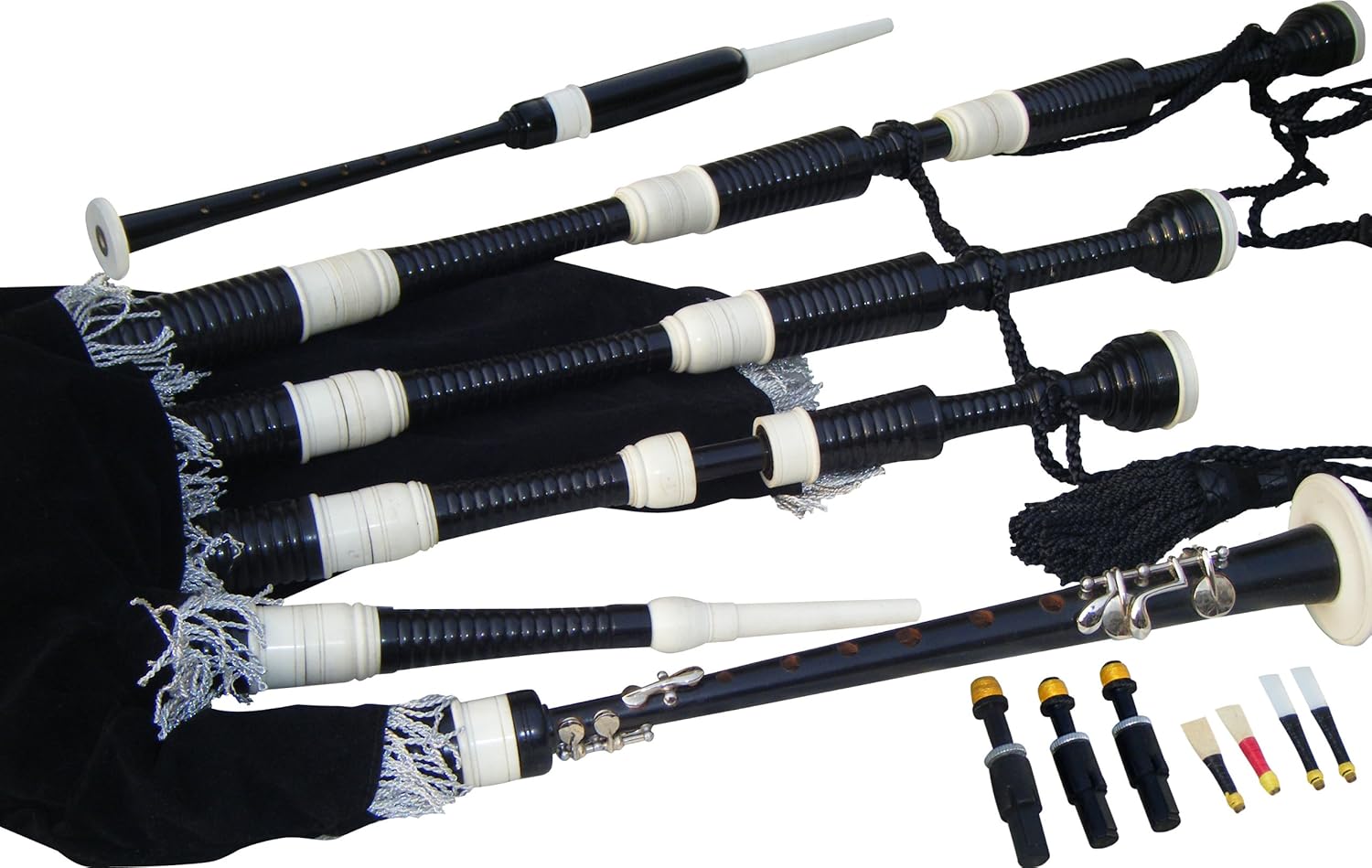 Brian Boru, Irish War Bagpipe, Rosewood with 5 Key Chanter Amazon.co