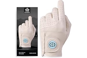 CLAPLEY GOLF CLAPLEY Men’s Golf Glove – Premium Cabretta Leather with Magnetic Ball Marker, Breathable Design, Good Elasticity, Precious Gift for Golfers, Super Soft Feel, Left and Right Hand, Secure Fit