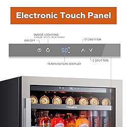 Ca'Lefort 24 Inch Beverage Refrigerator, 180 Can