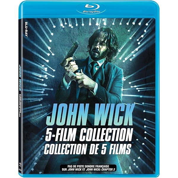 John Wick Trilogy 1 2 3 One Two Three (3 Ultra HD 4K + Blu Ray Set