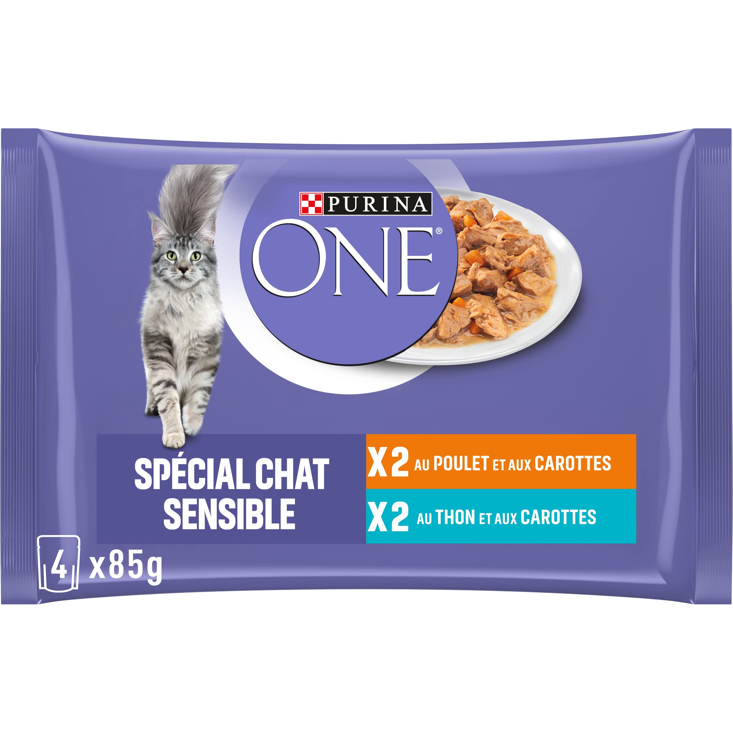 PURINA ONE Adult Cat Food in Sauce - Choice of Flavours