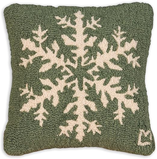 Amazon Com Chandler 4 Corners Christmas Pine Snowflake 14 Pillow