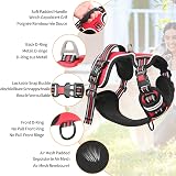 HEELE Dog Harness No Pull Medium Reflective Front Back Leash Clips view 4