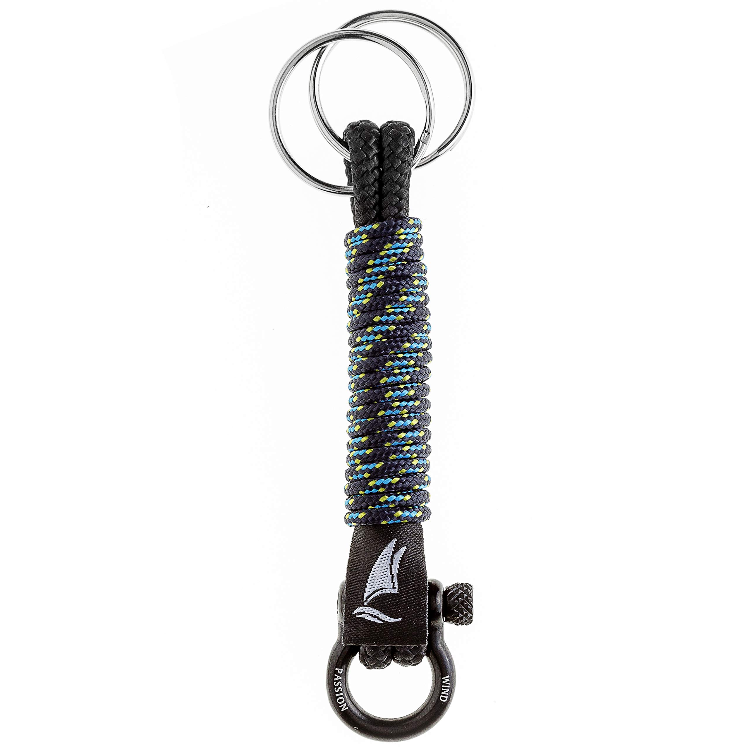 Wind Passion - Paracord Nautical Keychain for Men & Women Who Love Adventures | Handcrafted Braided Rope Keychain