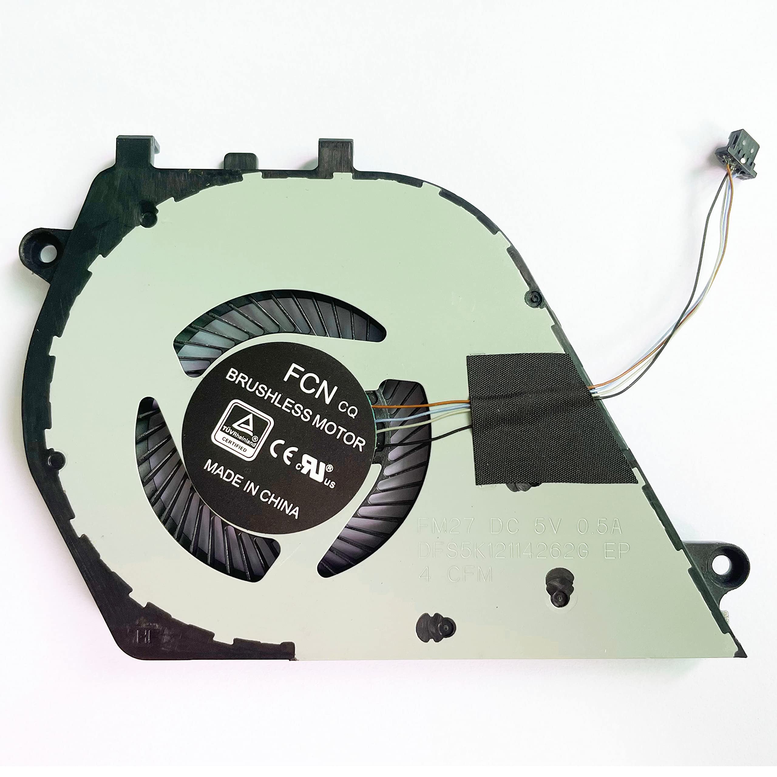 Fleshy Leaf New CPU Cooling Fan Replacement for Dell Inspiron 5490 5498 Vostro 5490 5498 Series 0CKNH2 0M638T FM27
