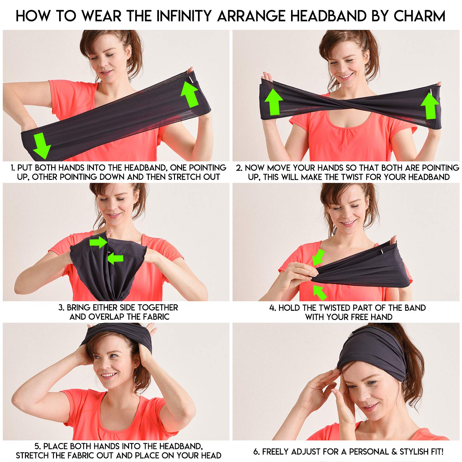 Mens Womens Elastic Bandana Headband Japanese Long Hair Dreads