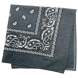 MDSTYLE 3 PCS 100% Cotton Bandana for Men & Women
