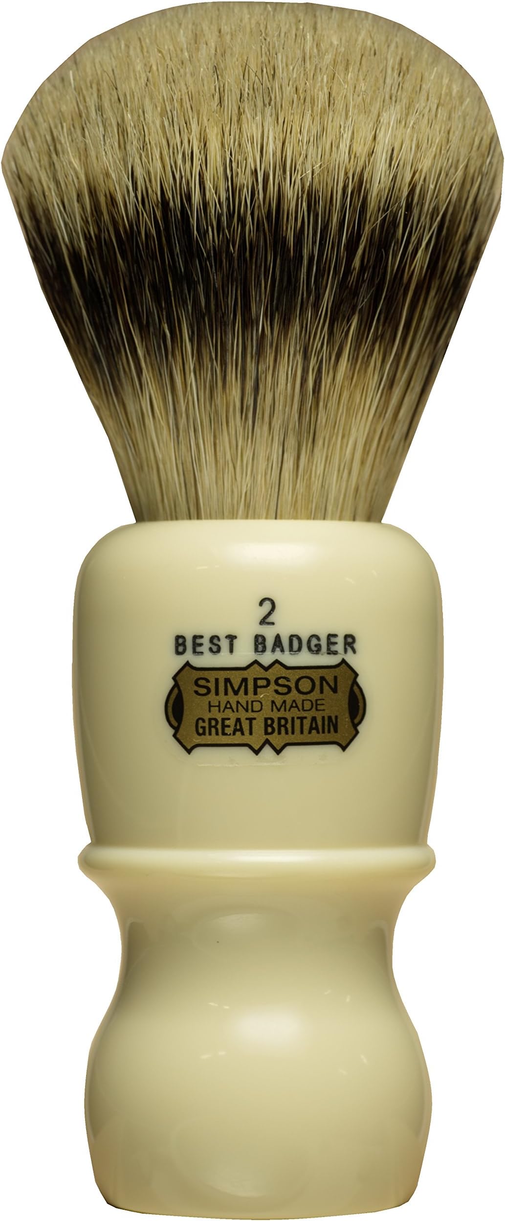 Simpsons Captain 2 Best Badger Handmade Shaving Brush