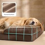 Bedsure Dog Sofa Bed Extra Large Orthopedic 122x89x20cm Brown view 6