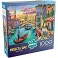 Buffalo Games – Puzzle Dazzling Paris 1000 Pezzi – Parigi Di Notte Con Torre Eiffel – 67,9 X 50,2 Cm