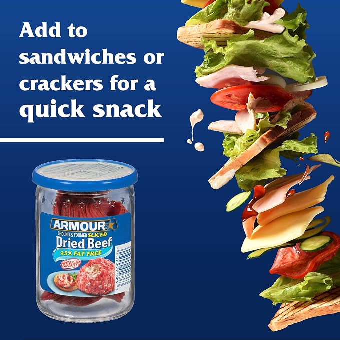 Armour beef dried sliced 95% fat free 5oz (017000016863)