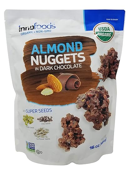 Innofoods Dark Chocolate Nuggets Nutrition Facts