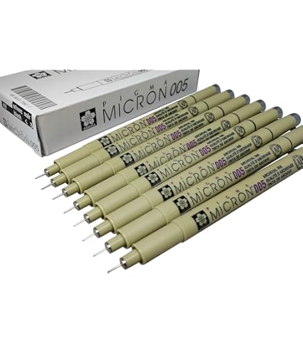 thumbnail image 2 of Kneaded Eraser Sakura Sakura Pigma Micron Fineliner Pens - 4 Pack Archival Sepia Ink Pens For Art & Writing Drawing Pens Micron Pens 2 of 13