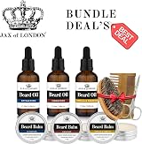 JAX OF LONDON Beard Balm & Oil Set 60g 10ml Men "Million" Scent Natural UK Made view 3