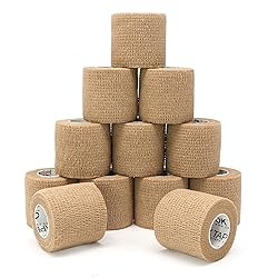 OK TAPE 12 Rolls Self Adhesive Bandage