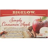 Bigelow Tea Simply Cinnamon Apple Herbal Tea (Caffeine Free), 18 count