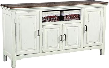 Amazon Com Coaster Simpson Buffet In Latte And Vintage White