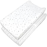 American Baby Company Housse de table à langer profilée en tricot.