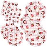 Detanpoly 150pcs Strawberry Birthday Party Decorations Plates Napkins Disposable Strawberry Tableware Set Party Supplies for Girls Kids Birthday Decor Serve 50 Guests