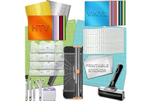 LOPASA Accessories and Supplies Bundle for Cricut Maker 4 & Explore 4, Starter Kit Tool Set, Beginners' Essentials