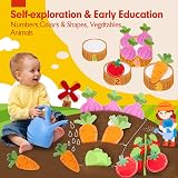 Hahaland Montessori Busy Book 15-in-1 Sensory Board for Toddlers 1+ Year view 4