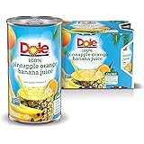 Dole 100% Pineapple Orange Banana Juice, 6 Fl Oz, 6 Cans