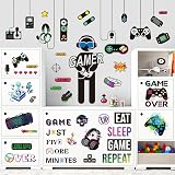 decalmile Gamer Wall Decals Gaming Controller Eat Sleep Game Joystick view 3