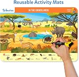 Skillmatics Search and Find Reusable Activity Mats World of Animals Preschool view 3