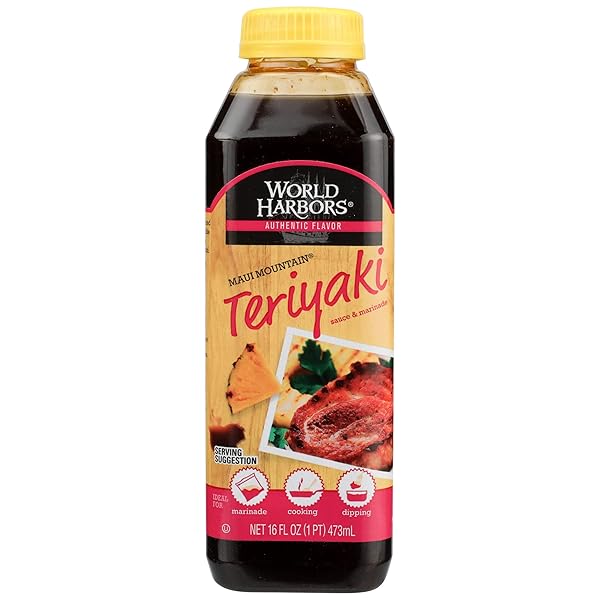 WORLD HARBORS MAUI MOUNTAIN TERIYAKI, 16 OZ