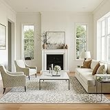 Nourison Jubilant Floral Ivory/Grey 6' x