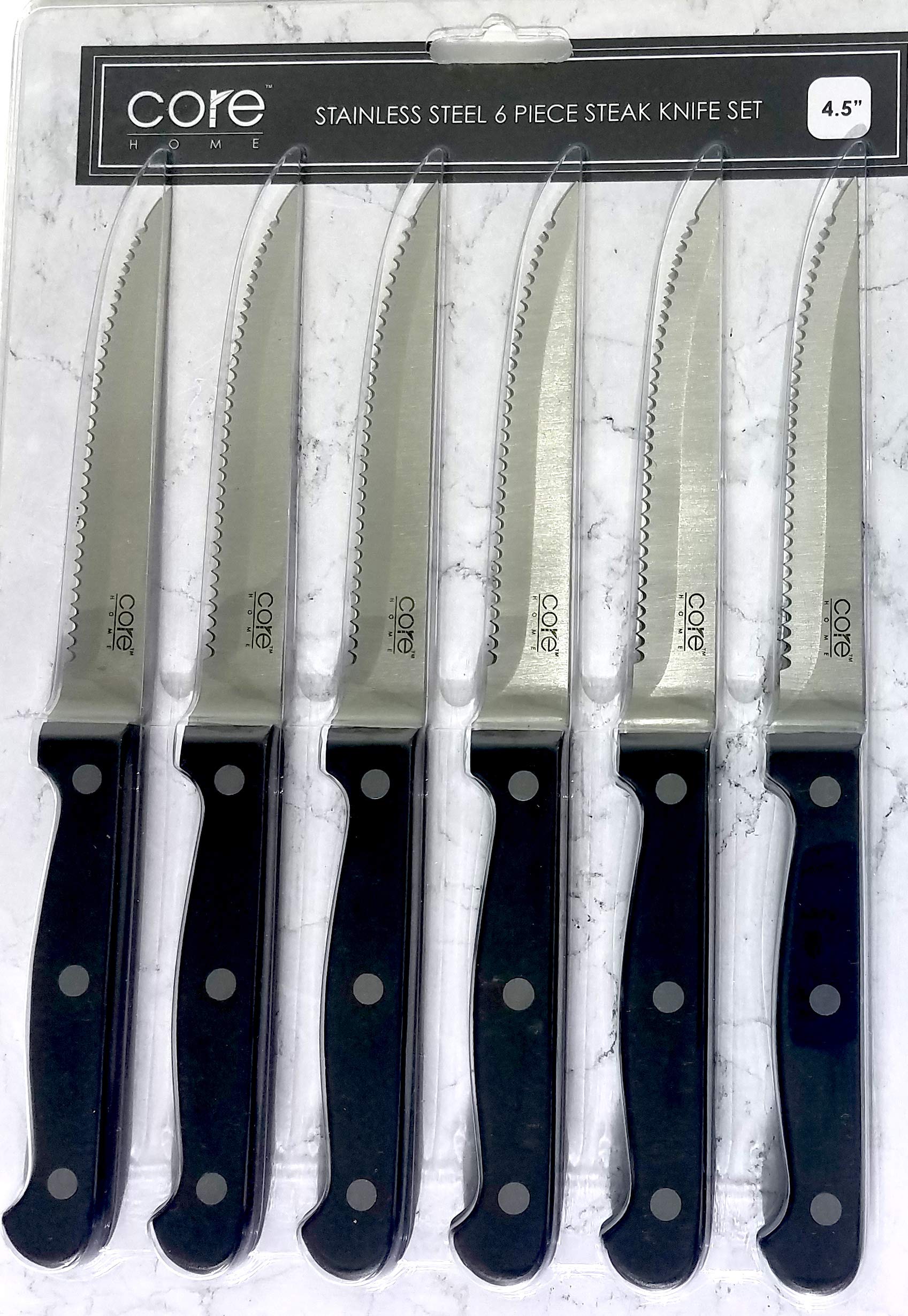 Stainless Steel Steak Knife Set Laurae Andrea