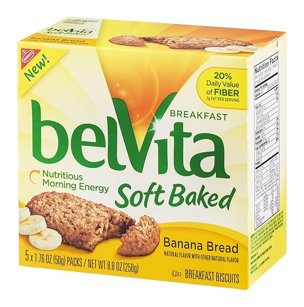 BELVITA SOFT BAKED BREAKFAST BISCUIT BANANA BREAD