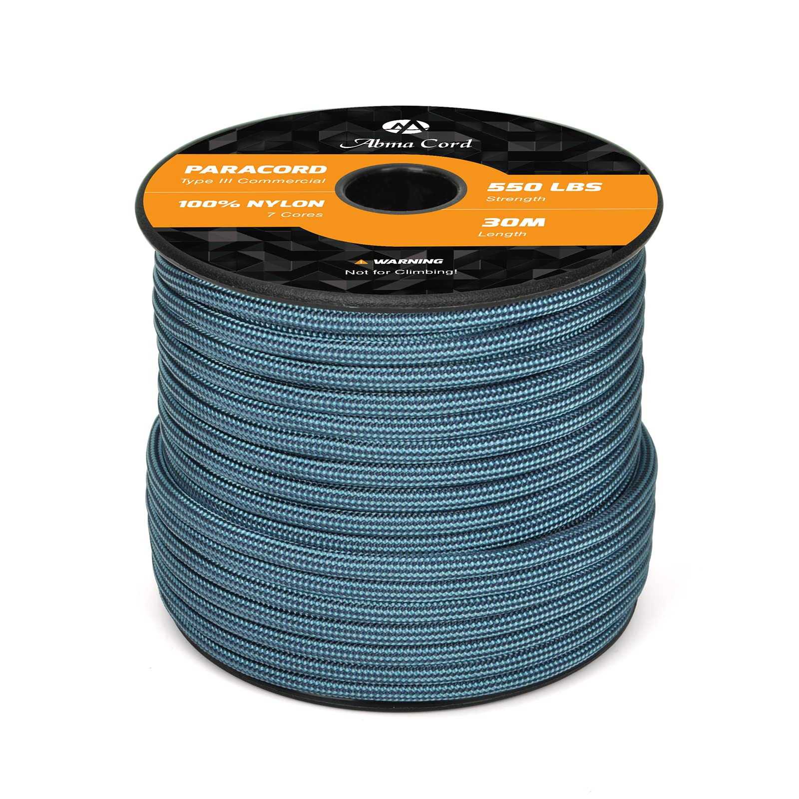 Abma Cord Paracord 550 4mm Nylon Rope Type III 7 Strands Parachute Cord - Max. 250kg (550lbs)