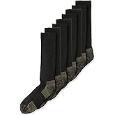 Carolina Ultimate mens Steel Toe Boot Cushion Over the Calf Socks 4 Pair Pack