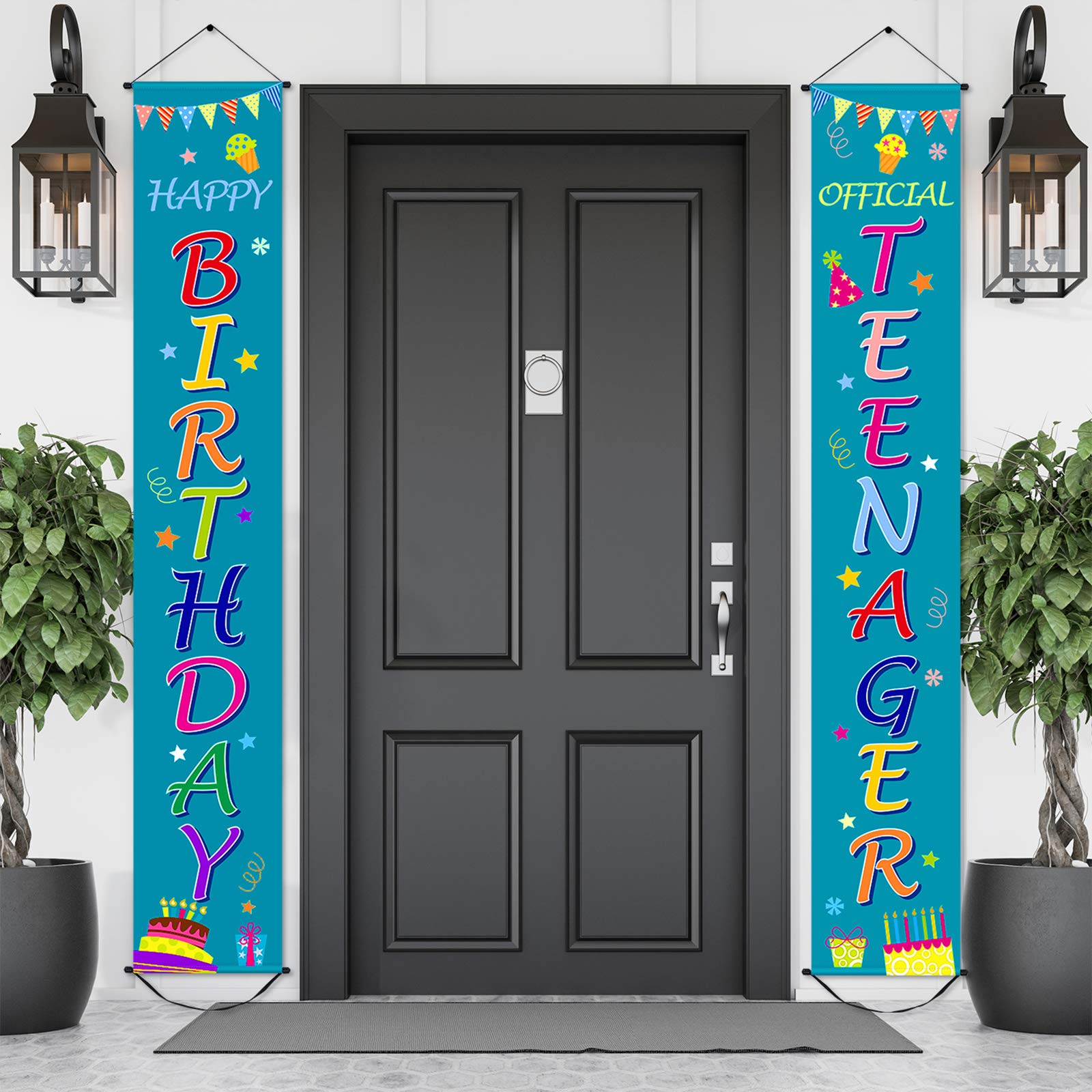 Buy Th Official Teenager Birthday Banner Happy Birthday Decorations Years Old Happy