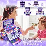 EVACOK Kids Makeup Set 57 PCS Unicorn Washable Pretend Play Girl Toy Gift view 4