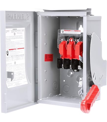 Siemens HNF362S 60-Amp 3 Pole 600-volt 3 Wire Non-Fused Heavy Duty