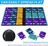 TiopLior Trading Card Binder 360 Pockets Blue 20 Pages 9-Pocket Side Loading view 3